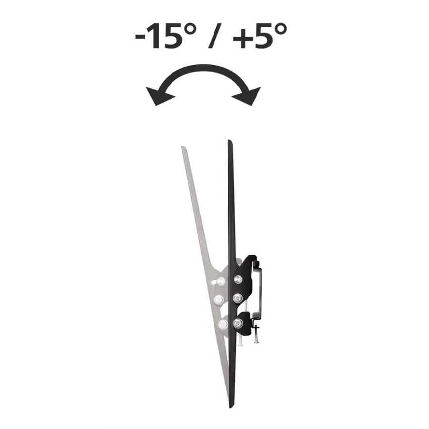 Hama - Похилий кронштейн для ТВ 32-75“ чорний