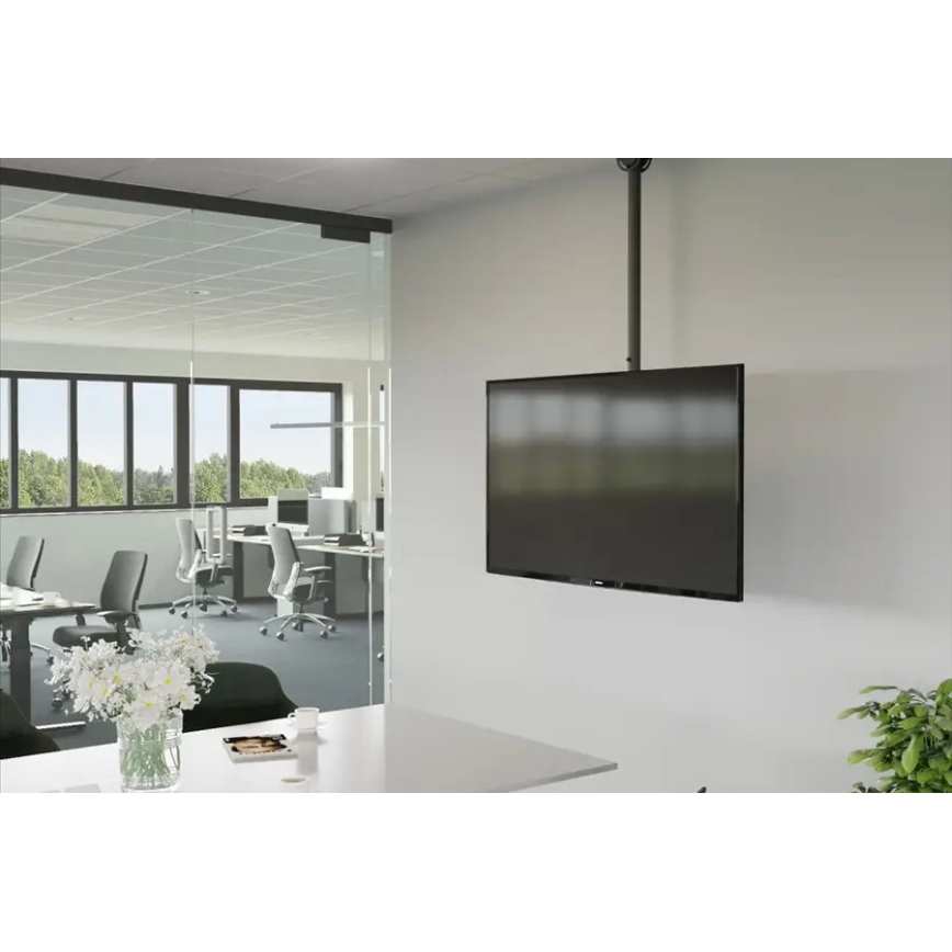 Hama - Потолочный поворотный кронштейн для ТВ 32-65" черный