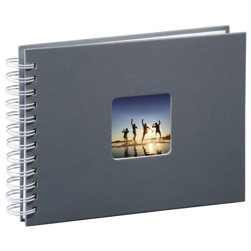 Hama - Спиральный фотоальбом 24x17 см 50 стр. серый