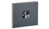 Hama - Спиральный фотоальбом 28x24 см 50 стр. серый
