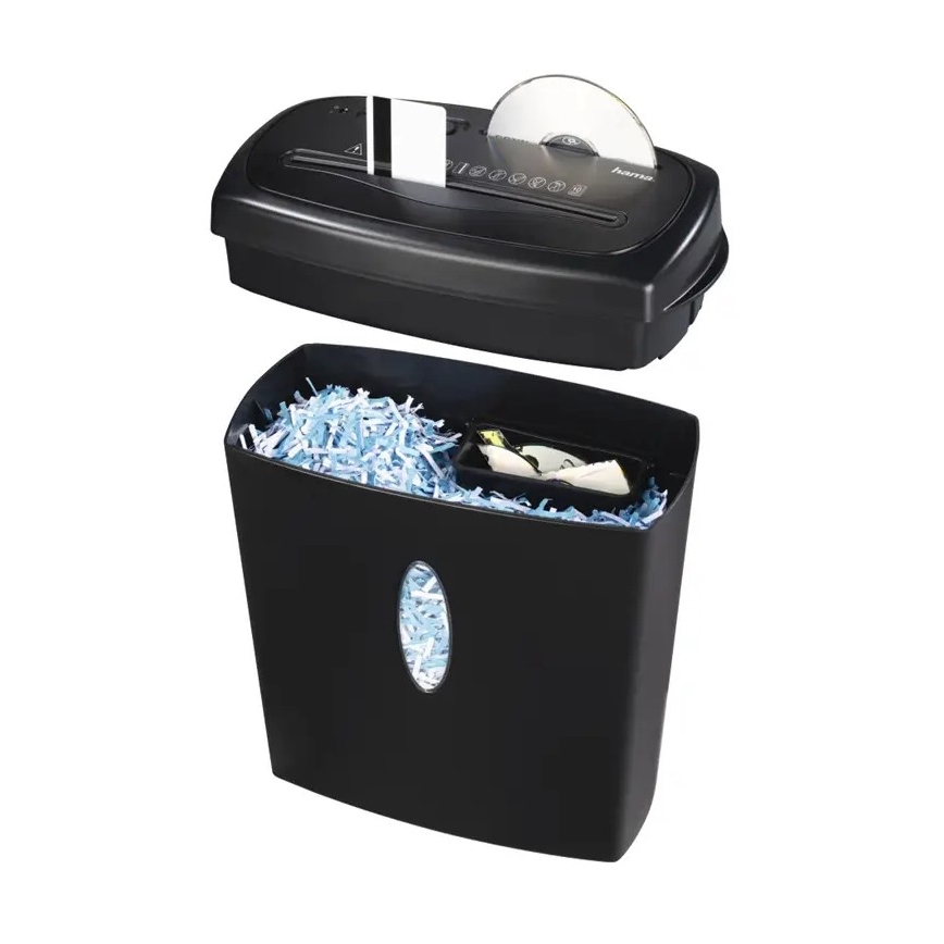 Hama - Шредер A4 объем 15 л 230V черный