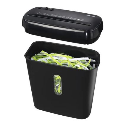 Hama - Шредер для паперу A4, обсяг 8 л, 230 В, чорний