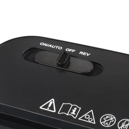 Hama - Шредер для паперу A4, обсяг 8 л, 230 В, чорний