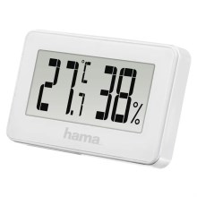 Hama - Комнатный термометр с гигрометром 1xCR2025 белый