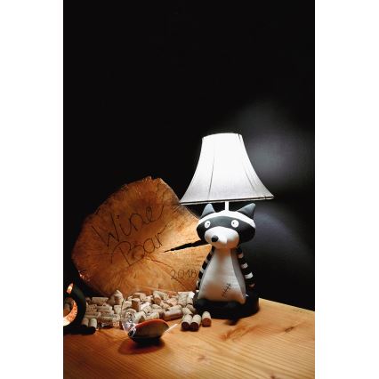 Happy Lamps - Дитяча світлодіодна настільна лампа BEN LED/5,4W/230V єнот