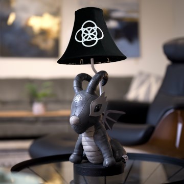 Happy Lamps - Дитяча світлодіодна настільна лампа BLACK DRAGOON LED/5,4W/230V дракон