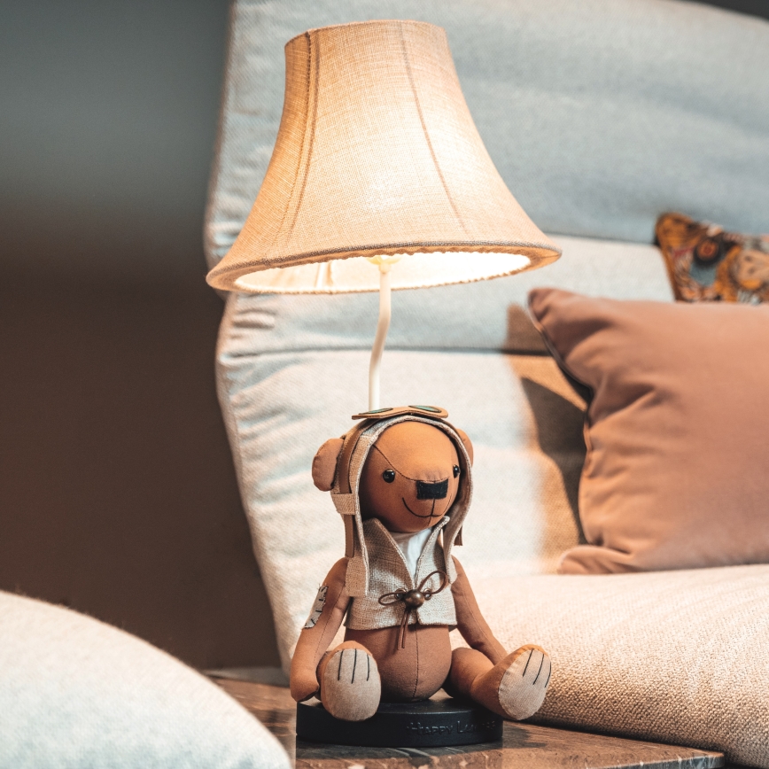 Happy Lamps - Дитяча світлодіодна настільна лампа CHARLES LED/5,4W/230V ведмідь