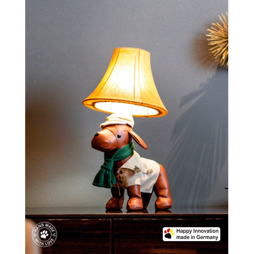 Happy Lamps - Дитяча світлодіодна настільна лампа SPIKE LED/5,4W/230V мисливська собака