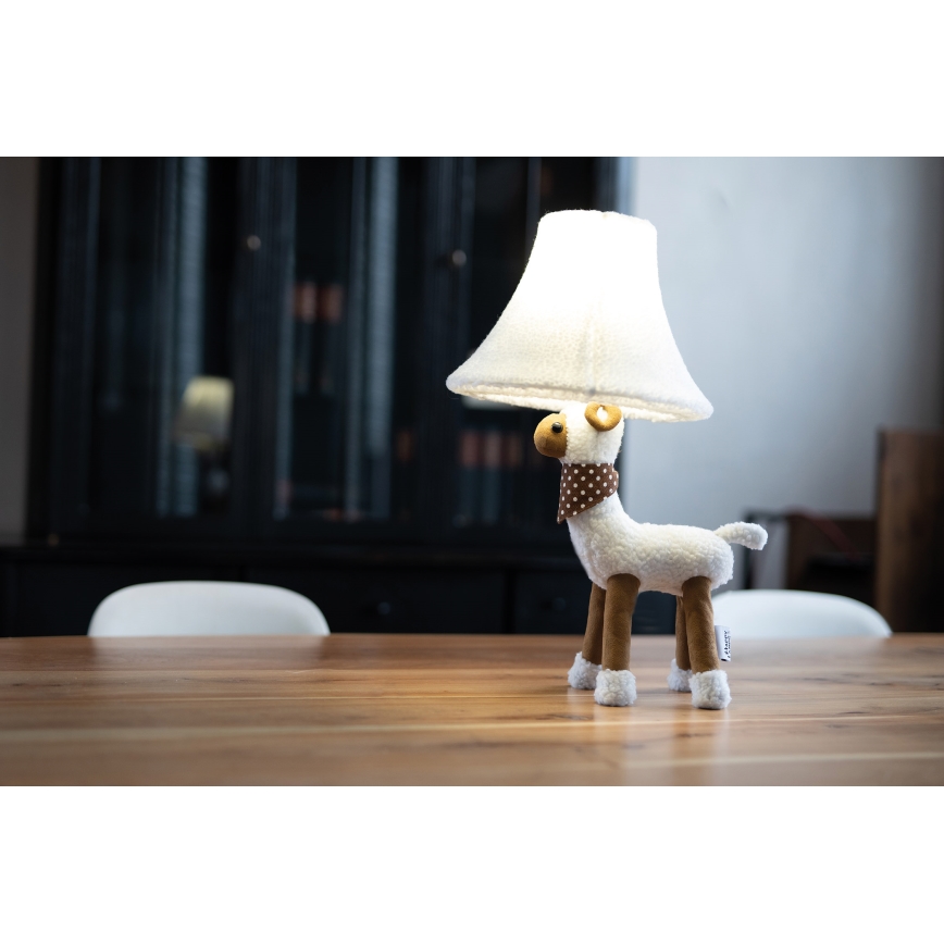 Happy Lamps - Дитяча світлодіодна настільна лампа WOLLE LED/5,4W/230V овечка