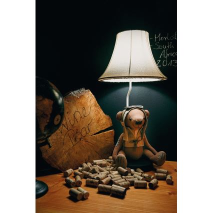 Happy Lamps - Дитяча світлодіодна настільна лампа CHARLES LED/5,4W/230V ведмідь