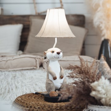 Happy Lamps - Дитяча світлодіодна настільна лампа EDDIE LED/5,4W/230V сурикат