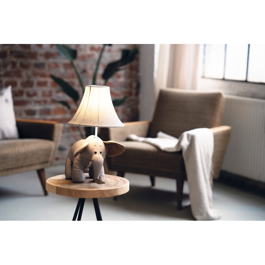 Happy Lamps - Светодиодная детская настольная лампа BOBBY LED/5,4W/230V слон