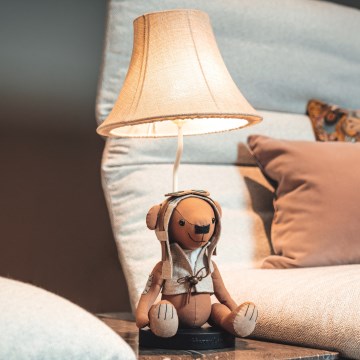 Happy Lamps - Светодиодная детская настольная лампа CHARLES LED/5,4W/230V медведь