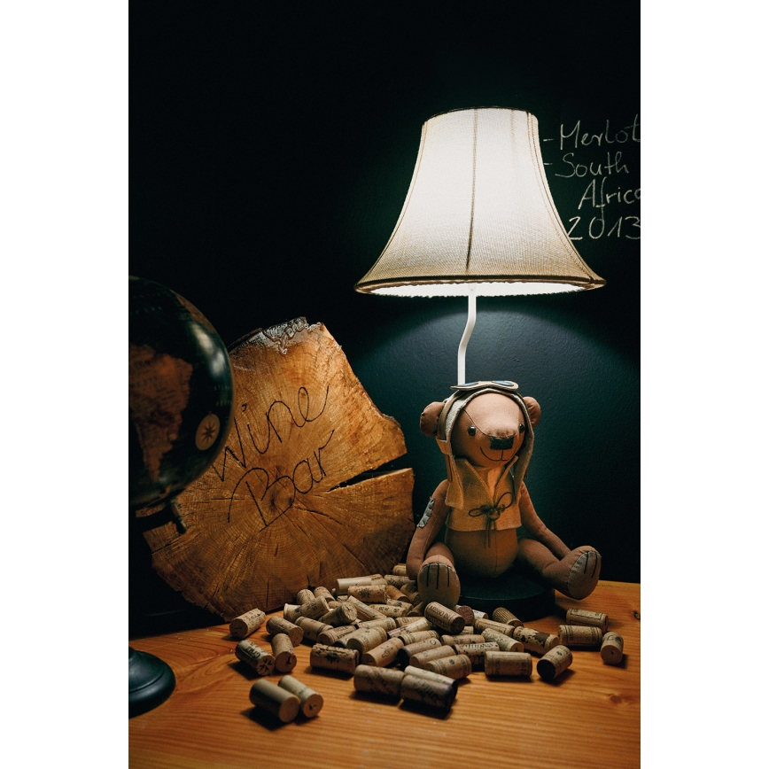 Happy Lamps - Светодиодная детская настольная лампа CHARLES LED/5,4W/230V медведь