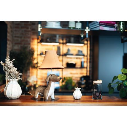 Happy Lamps - Светодиодная детская настольная лампа WALDI LED/5,4W/230V такса