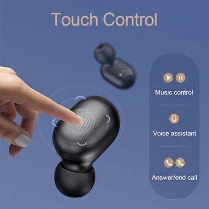 Haylou - Водонепроницаемые беспроводные наушники GT1 Pro Bluetooth черные
