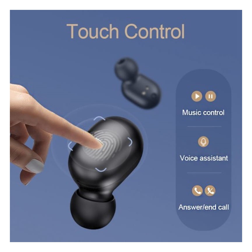 Haylou - Водонепроницаемые беспроводные наушники GT1 Pro Bluetooth черные