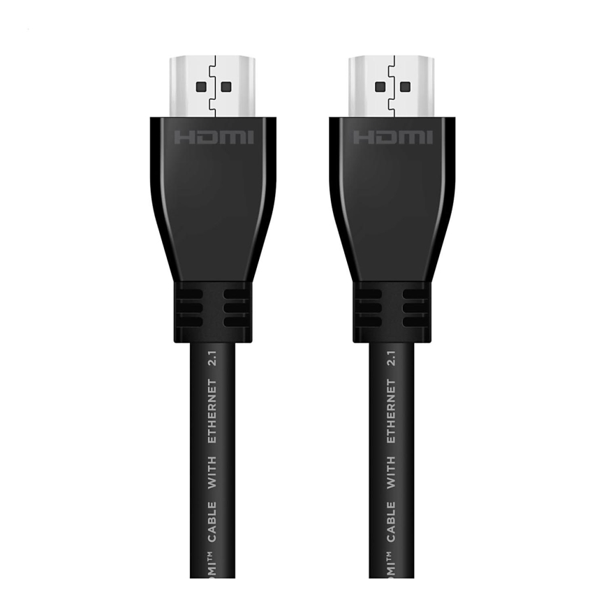 HDMI кабель з Ethernet 2.1 8K 5м чорний