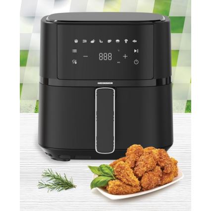 Heinner HAF-B4BK1500 - Аэрогриль 4 л 1500 Вт/230 В черный