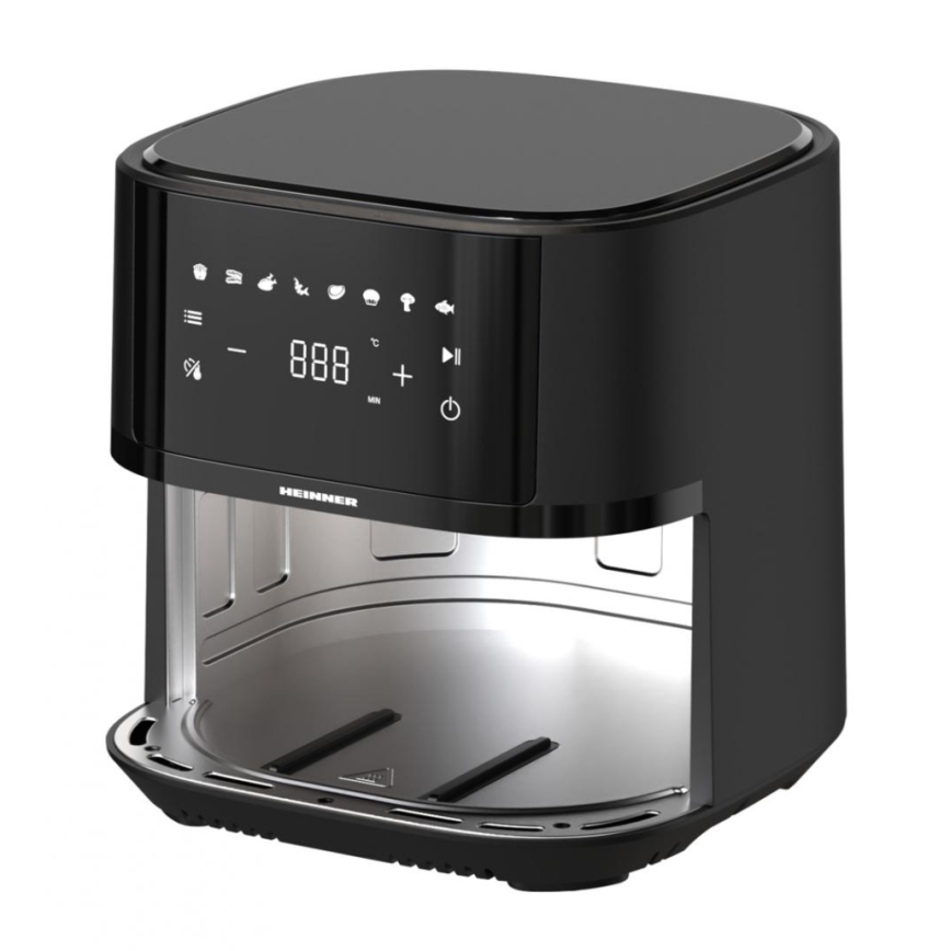 Heinner HAF-B4BK1500 - Аэрогриль 4 л 1500 Вт/230 В черный