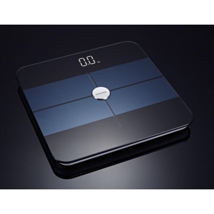 Heinner HBS-BTH180BK - Цифровые персональные весы 2xAAA чёрный/синий