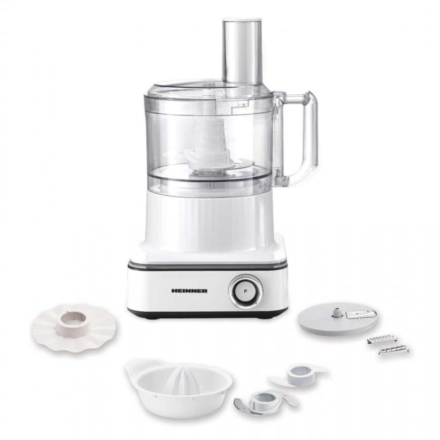 Heinner HFP-K1000WP - кухонний комбайн 1000W/230V білий