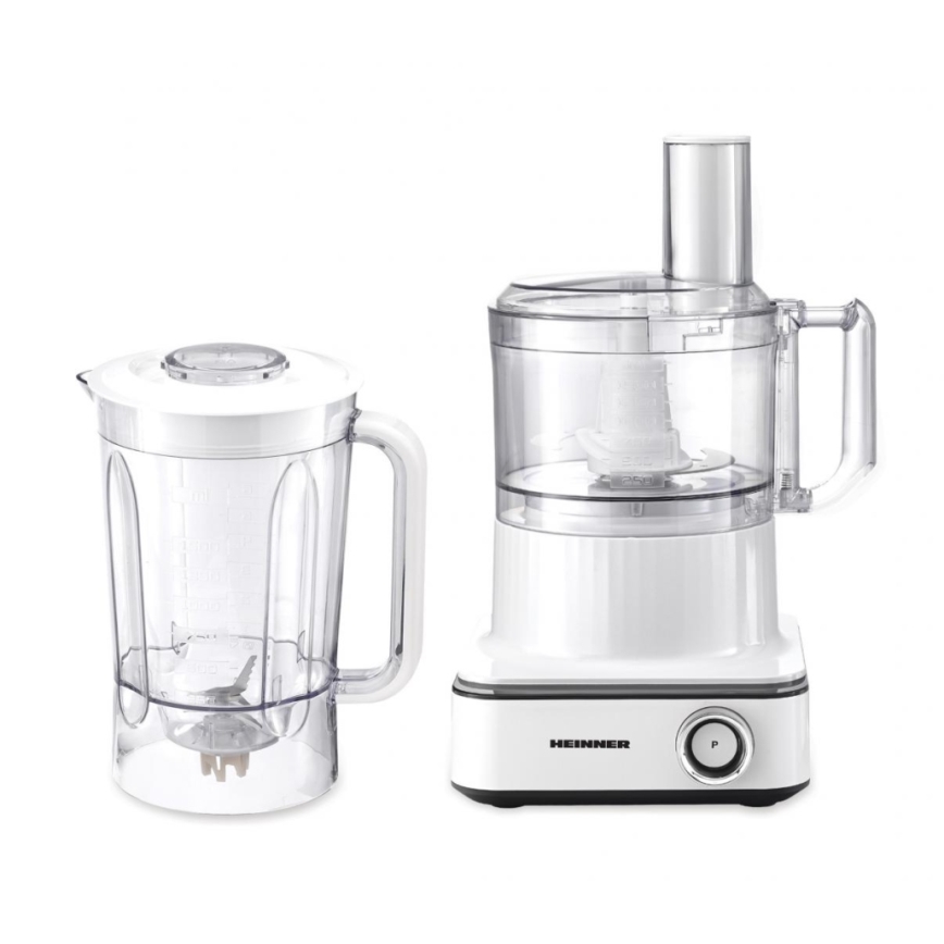Heinner HFP-K1000WP - Кухонный комбайн 1000 Вт/230 В, белый