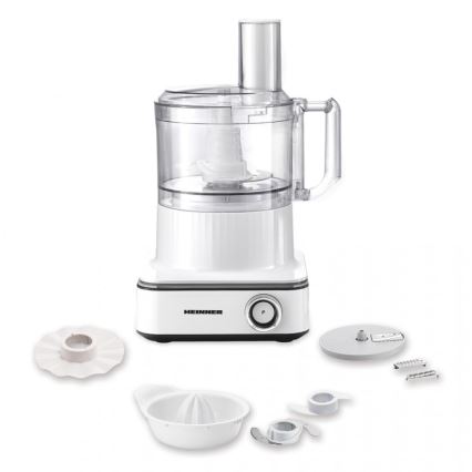 Heinner HFP-K1000WP - Кухонный комбайн 1000 Вт/230 В, белый