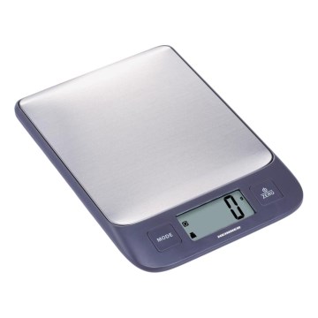 Heinner HKS-5IXBK - Цифрова кухонна вага 2xAAA сірий/матовий хром