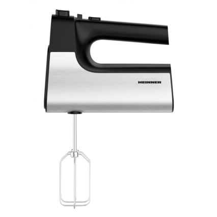 Heinner HM-500BKSS - Ручной миксер 500 Вт/230 В матовый хром/чёрный