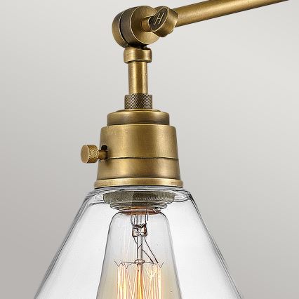 Hinkley - Настінна лампа ARTI 1xE27/60W/230V латунний
