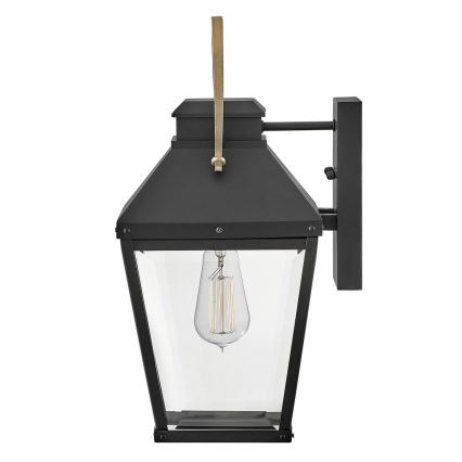 Hinkley - Уличный настенный светильник DAWSON 1xE27/60W/230V IP44 черный