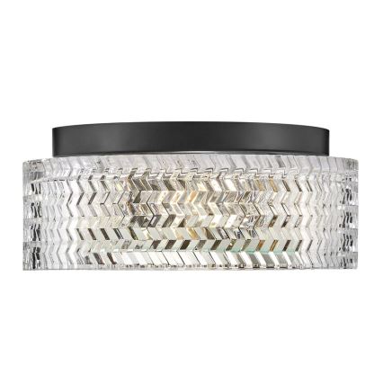 Hinkley - Потолочный светильник ELLE 2xE27/60W/230V диаметр 30,5 см черный