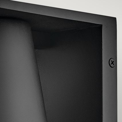 Hinkley - Вуличне світлодіодне настінне світло HANS 1xGU10/8W/230V IP44 чорний