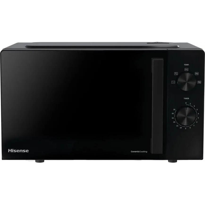 HISENSE H20MOBP1H - Мікрохвильова піч 700 Вт/230 В, 20 л, чорна