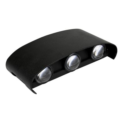 HÖFFTECH - LED Уличный настенный светильник UP&DOWN 6xLED/1W/230V IP65