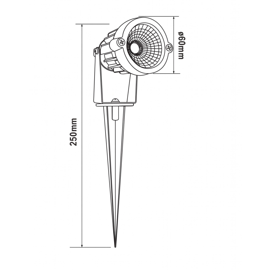 HÖFFTECH - LED Зовнішній світильник LED/5W/230V IP65