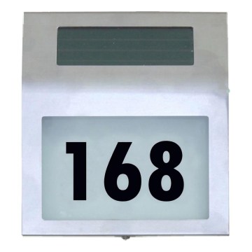 HÖFFTECH - солнечный светодиодный номер дома LED, 1,2 В, 200 мА·ч, IP44