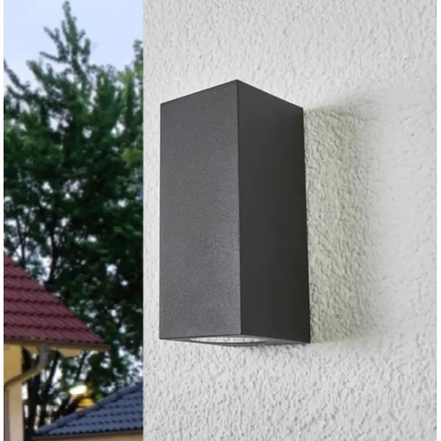 HÖFFTECH - Зовнішній настінний світильник 2xGU10/35W/230V IP65