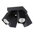 Ідеал Люкс - світлодіодний точковий світильник DYNAMITE 4xGU10/7W/230V CRI 90 чорний