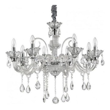Ideal Lux - Хрустальная люстра на цепи COLOSSAL 8xE14/40W/230V диаметр 78 см блестящий хром
