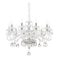 Ideal Lux - Хрустальная люстра на цепи NEGRESCO 10xE14/28W/230V диаметр 85 см прозрачный