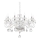 Ideal Lux - Хрустальная люстра на цепи NEGRESCO 10xE14/28W/230V диаметр 85 см прозрачный