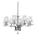 Ideal Lux - Хрустальная люстра на цепи PEGASO 8xE14/28W/230V диаметр 76 см блестящий хром