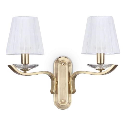Ideal Lux - Хрустальная настенная лампа PEGASO 2xE14/28W/230V золотистый