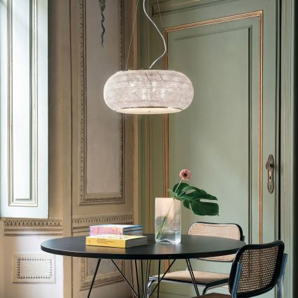 Ideal Lux - Хрустальная подвесная люстра PASHA 6xE14/40W/230V диаметр 40 см золотистый