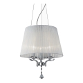 Ideal Lux - Хрустальная подвесная люстра PEGASO 3xE14/28W/230V диаметр 40 см блестящий хром