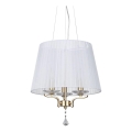 Ideal Lux - Хрустальная подвесная люстра PEGASO 3xE14/28W/230V диаметр 40 см золотистый