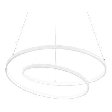 Ideal Lux - диммируемая LED-люстра на тросе OZ LED/55W/230V, диаметр 80 см, CRI 90, белая