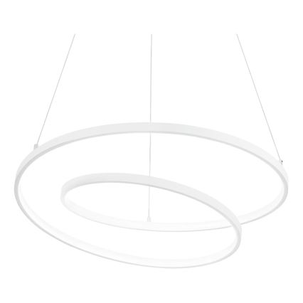 Ideal Lux - диммируемая LED-люстра на тросе OZ LED/55W/230V, диаметр 80 см, CRI 90, белая